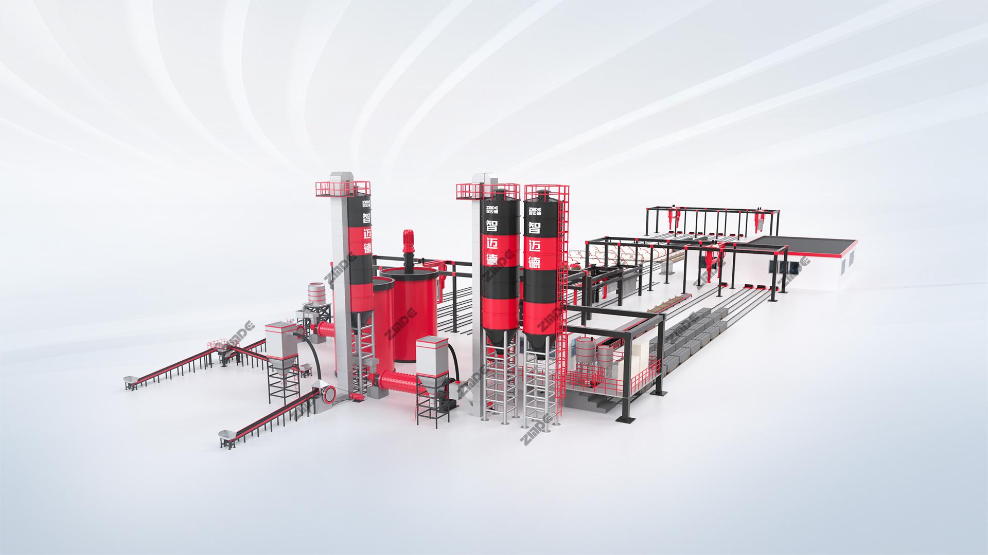 Zhi Zhuyuan cast lightweight wall production line