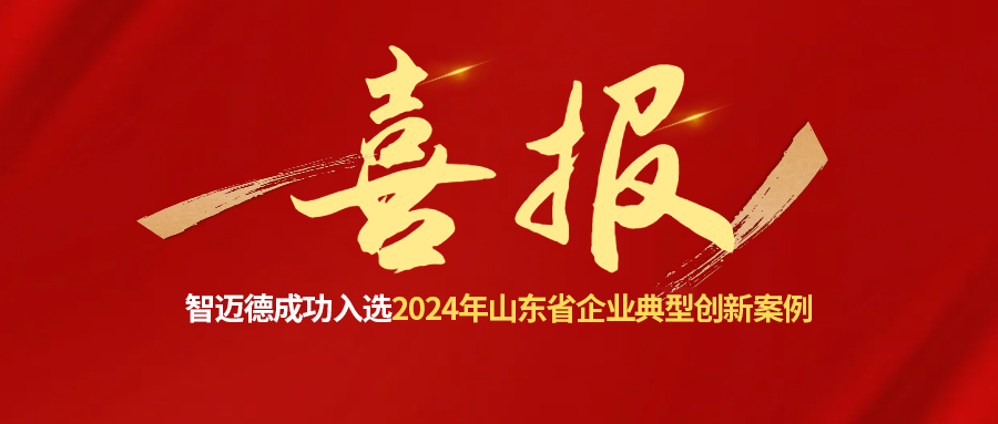 喜报 | 智迈德股份有限公司成功入选2024年山东省企业典型创新案例